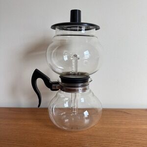 Vintage 1940s Cory Glass Vacuum Coffee Brewer Siphon Pot
